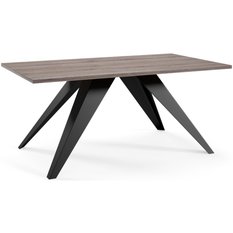 Stolik kawowy 120x60x48 cm Venetia anthracite sherman oak do salonu - Miniaturka zdjęcia nr 1