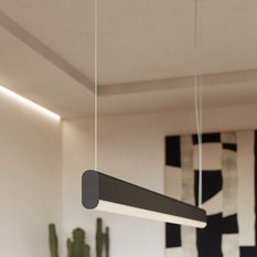 Lampa wisząca FARGE czarna LED 3000K 150x8x120cm nowoczesna LED do salonu - Miniaturka zdjęcia nr 14