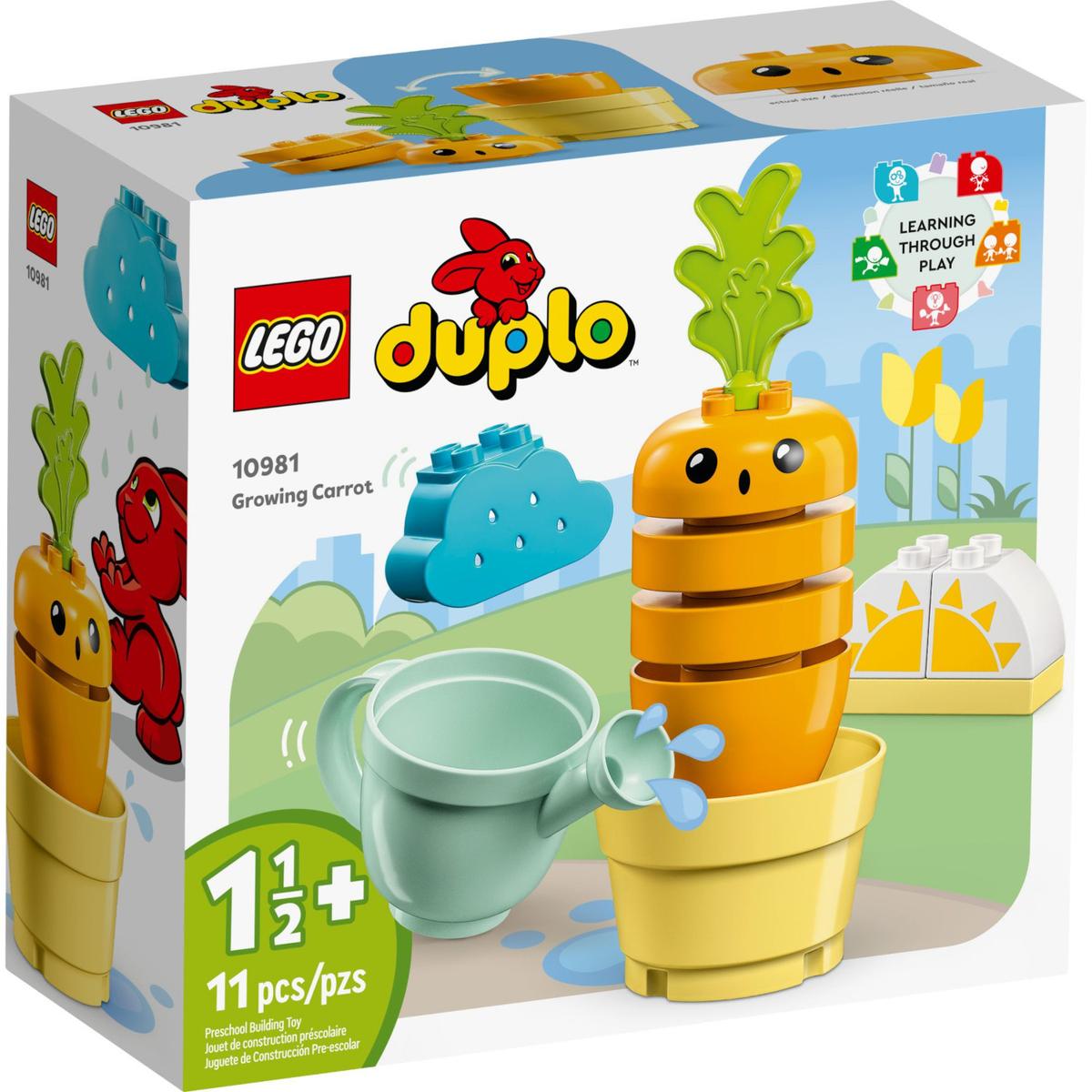 Zestaw rosnąca marchewka 10981 lego duplo dla dziecka 