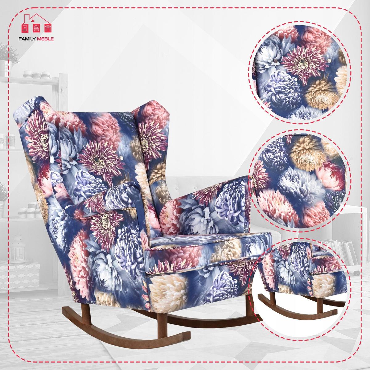 Fotel uszak bujany Ari Print Family Meble nr. 5