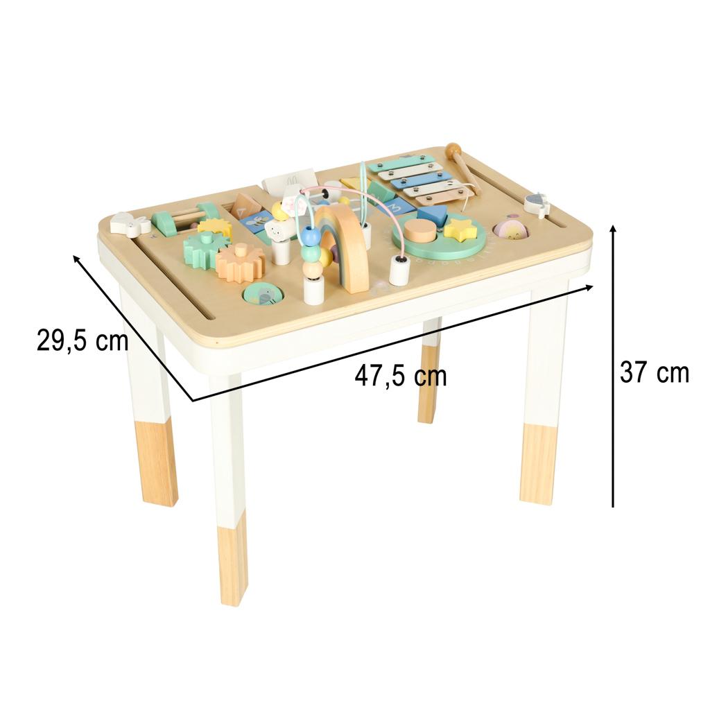 Stolik manipulacyjny LULILO montessori miętowy nr. 7