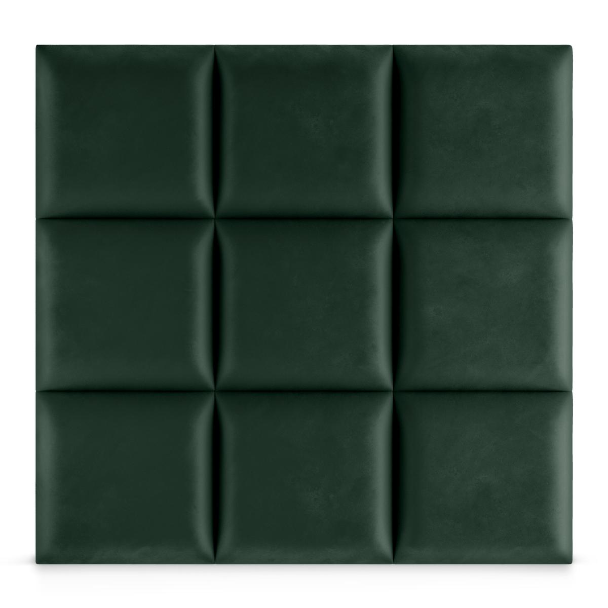 Panele tapicerowane 50x50 cm na ścianę kwadrat butelkowa zieleń nr. 4