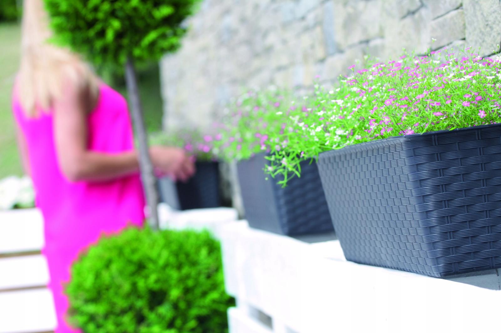 Doniczka na parapet Rattan ISR500P skrzynka donica nr. 2