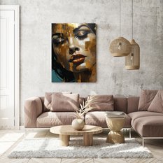 Obraz Nowoczesny PORTRET Kobiety Usta Styl Glamour Do Sypialni 80x120cm - Miniaturka zdjęcia nr 6