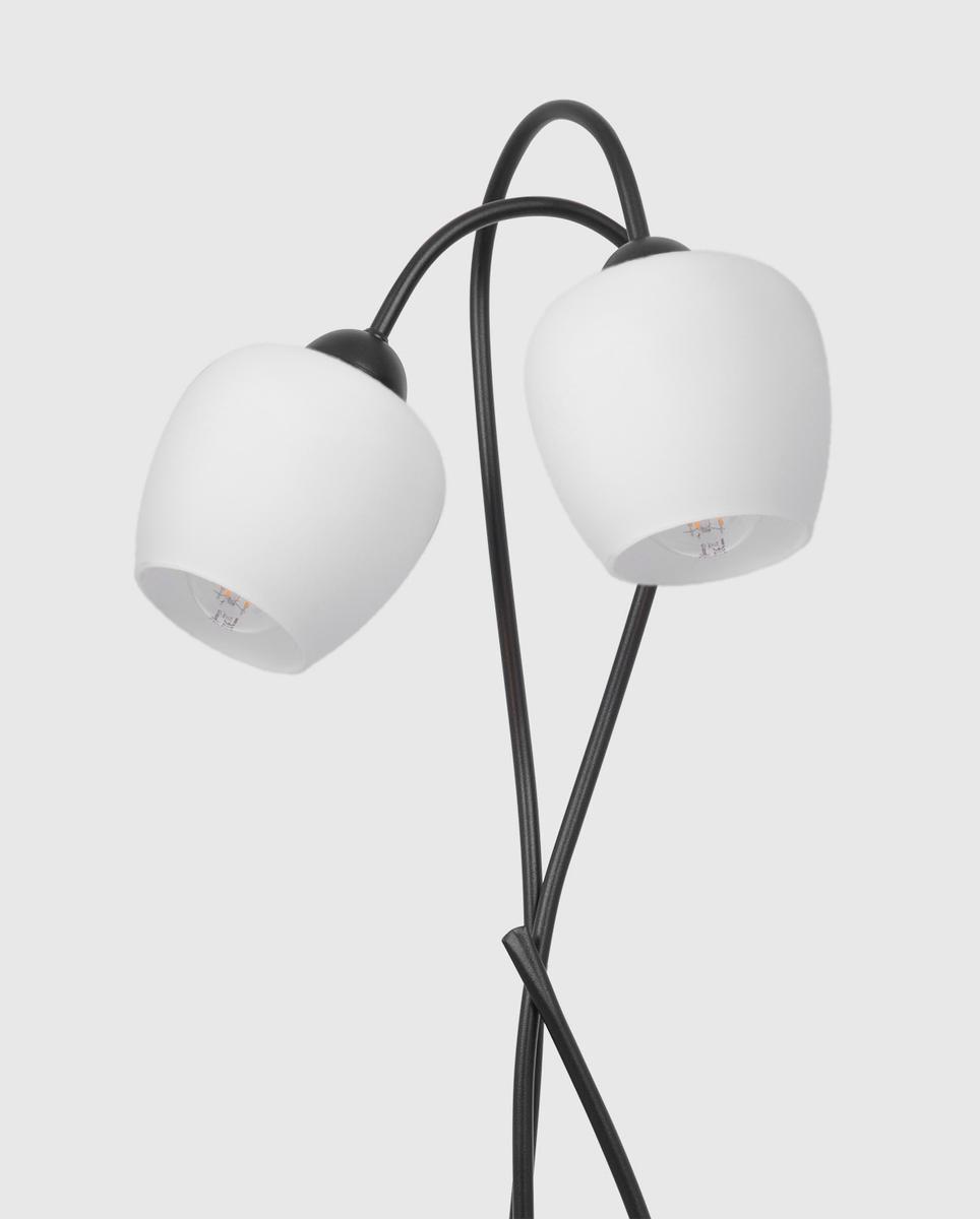 Lampa podłogowa K-5188 BELLA 30x156x30 cm do salonu lub pokoju czarny/biały nr. 2