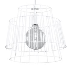 Lampa wisząca GATE biały 130x35x35cm nowoczesna E27 do salonu - Miniaturka zdjęcia nr 1