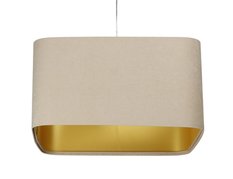 Lampa wisząca Kwadro 40cm beżowa do salonu - Miniaturka zdjęcia nr 1