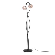 Lampa podłogowa K-5129 FLORO 30x155x30 cm do salonu lub pokoju bursztynowy/czarny - Miniaturka zdjęcia nr 1