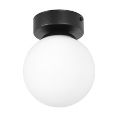 Lampa sufitowa K-5360 INEZ 14x18x14 cm do salonu lub pokoju czarny/biały - Miniaturka zdjęcia nr 1