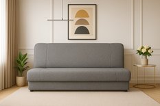 Wersalka DUO 188x85x90 cm kanapa rozkładana z funkcją spania i pojemnikiem szara - Miniaturka zdjęcia nr 6