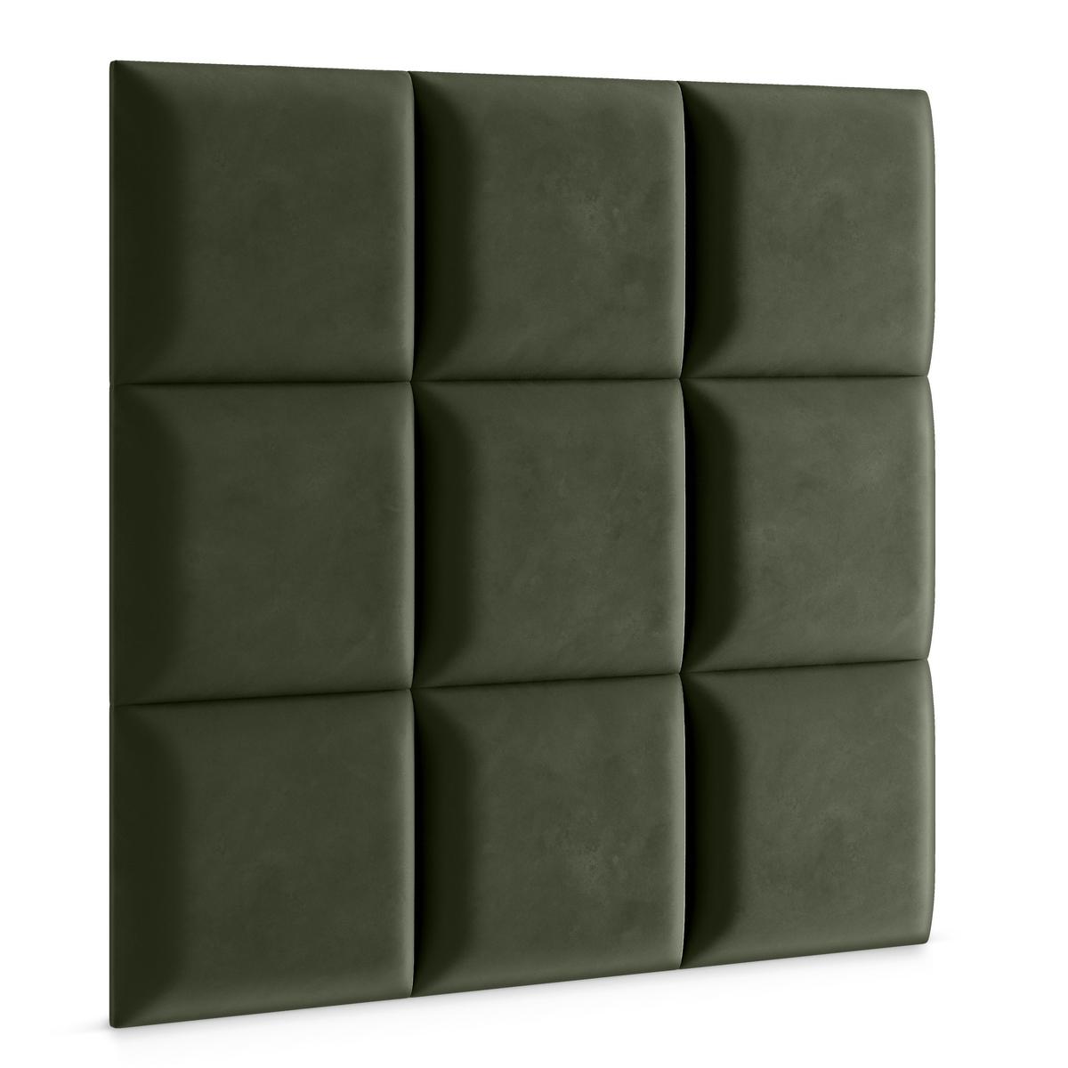 Panele tapicerowane 30x30 cm wezgłowie na ścianę khaki  nr. 3