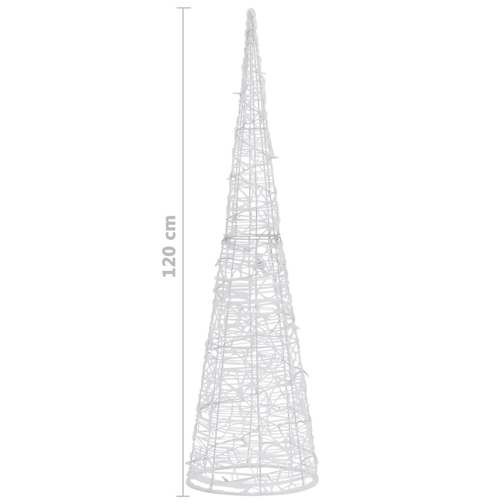 Stożek dekoracyjny 120 cm akrylowy z LED kolorowy na święta do ogrodu nr. 7