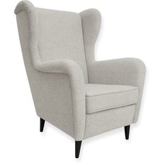 Fotel uszak VOXI 104x90x88 cm w tkaninie cosmic szary – komfortowy i stylowy do salonu lub karmienia  - Miniaturka zdjęcia nr 2