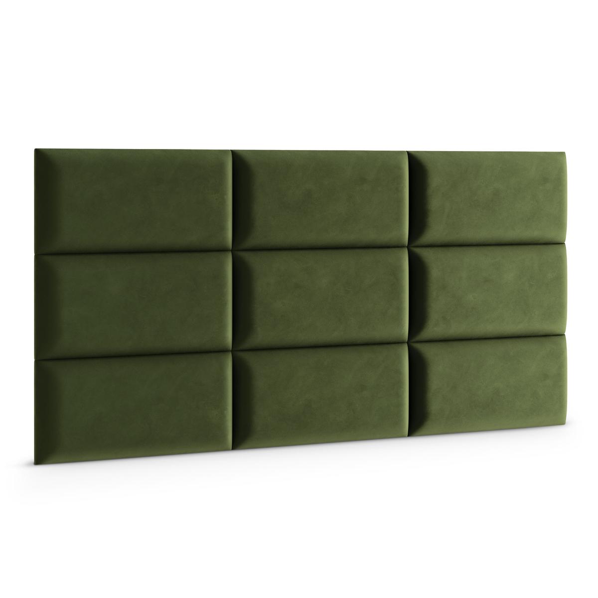 Panele tapicerowane 50x30 na ścianę magic velvet khaki nr. 3