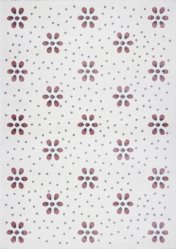 Dywan dziecięcy Flowers Dots 120x170 cm do pokoju dziecięcego biały w kwiatki - Miniaturka zdjęcia nr 2