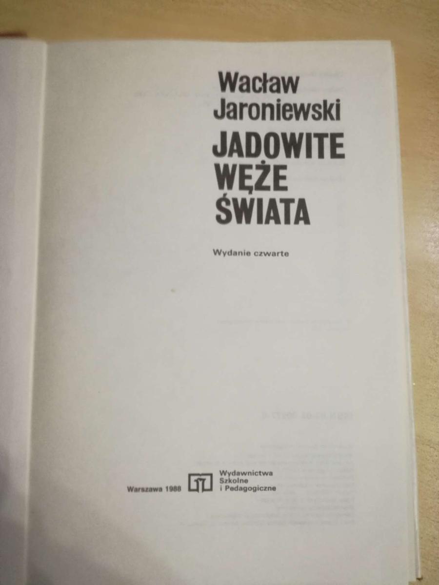Książka Atlas Jadowite węże świata. nr. 2