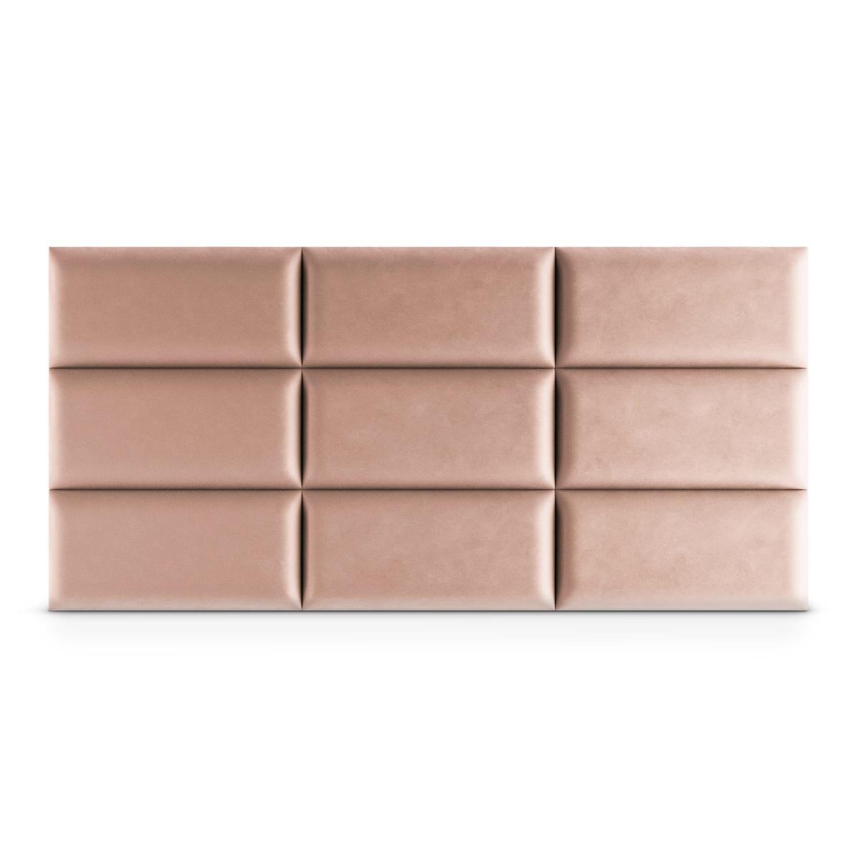 Panele tapicerowane 50x30 na ścianę magic velvet różowy nr. 4