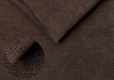 Kanapa z funkcją spania ITALY 253x110x71 cm trzyosobowa sofa rozkładana tkanina FLOW brązowa - Miniaturka zdjęcia nr 5