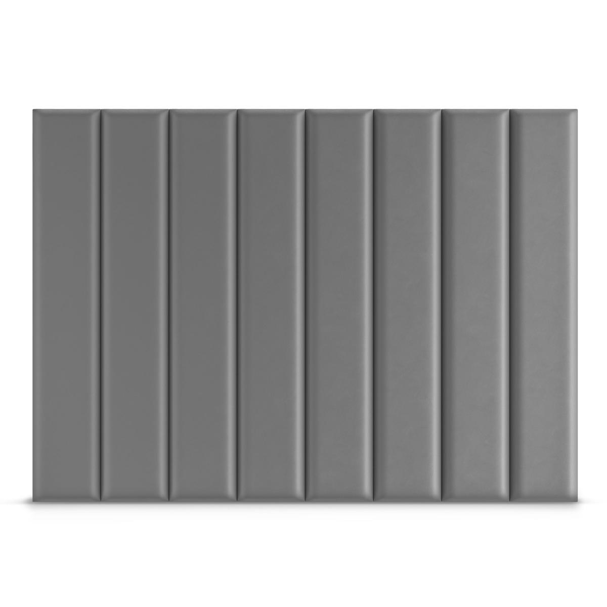 Panele tapicerowane 100x20 na ścianę wezgłowie szary nr. 4