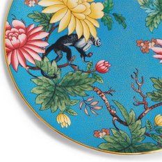 Talerz 21,5 cm Sapphire Garden Wonderlust Wedgwood kolorowy do jadalni - Miniaturka zdjęcia nr 2