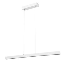 Lampa wisząca 100x7x150 cm LED z drewna jesionowego wymienny LED biała 2900K do salonu - Miniaturka zdjęcia nr 1