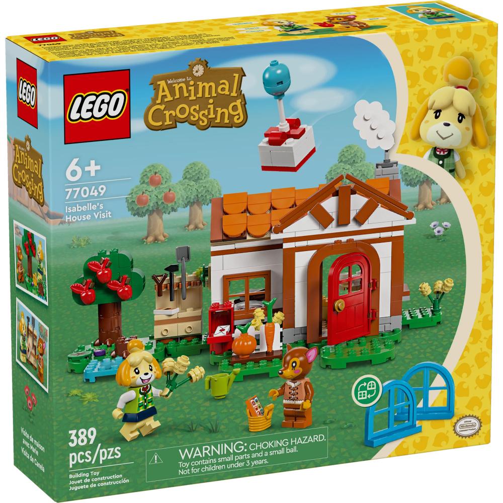 Zestaw klocków odwiedziny Isabelle 77049 oryginalny lego animal crossing dla dziecka 