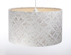 Lampa wisząca PORTLAND 50cm do salonu szaro-beżowa - Miniaturka zdjęcia nr 5