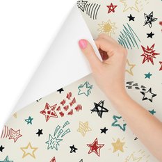 Tapeta dla dzieci – kolorowe gwiazdki  - Miniaturka zdjęcia nr 1