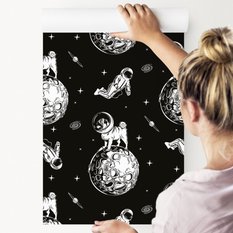 Tapeta Ścienna KOSMOS Astronauci Planety Gwiazdy - Miniaturka zdjęcia nr 4