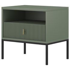 Szafka nocna Maggiore 53,9 cm smoke green czarny złoty - Miniaturka zdjęcia nr 3