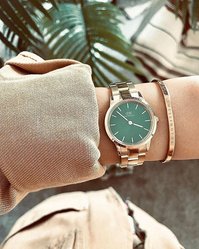 ZEGAREK DAMSKI DANIEL WELLINGTON DW00100419 Iconic Emerald 36mm + BOX - Miniaturka zdjęcia nr 6