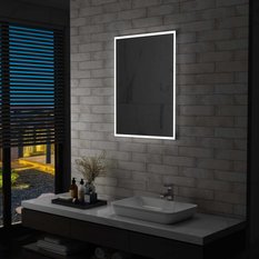  Lustro 60x80 cm do sypialni łazienki ścienne z LED - Miniaturka zdjęcia nr 3