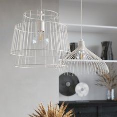 Lampa wisząca GATE biały 130x35x35cm nowoczesna E27 do salonu - Miniaturka zdjęcia nr 8