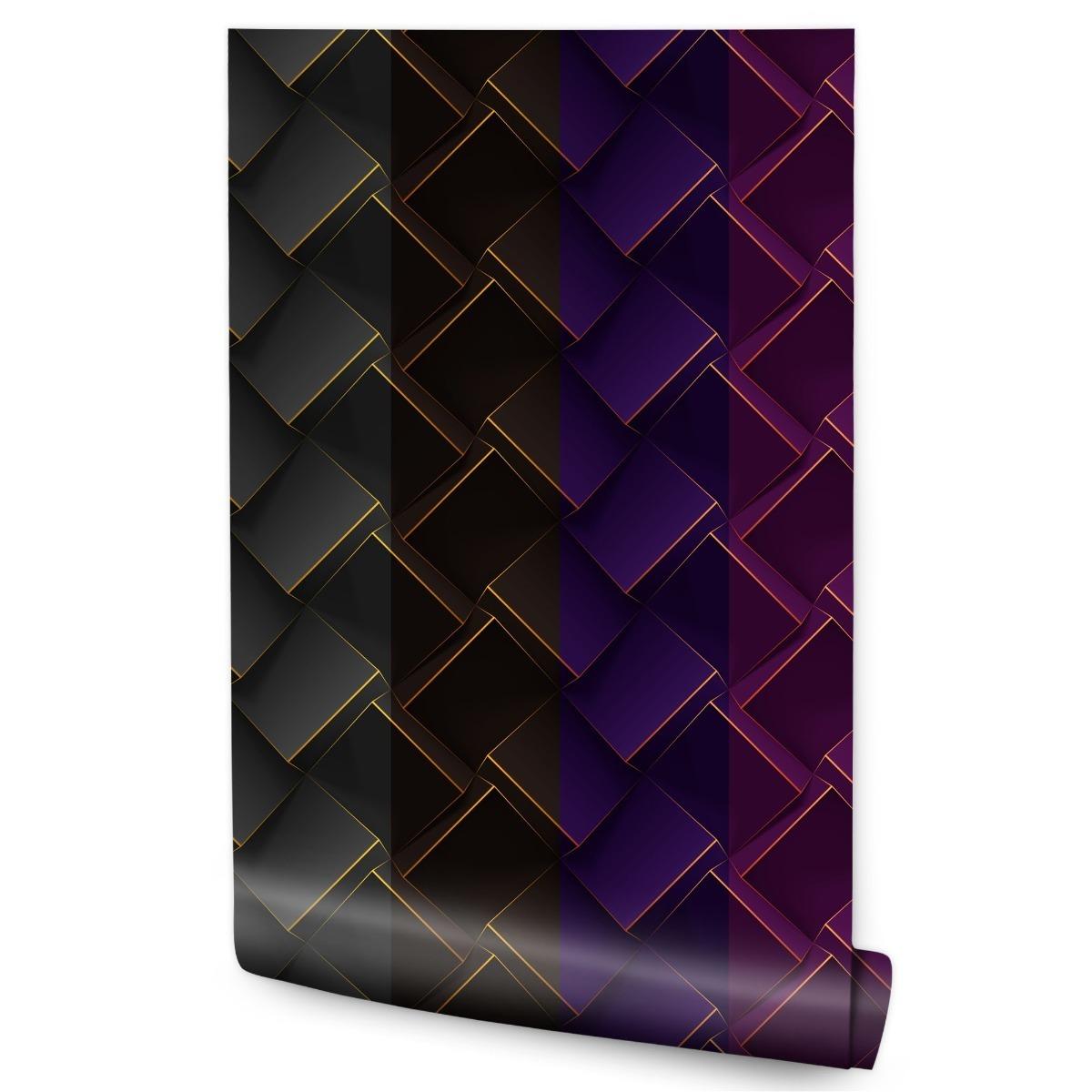 Tapeta Nowoczesna GEOMETRYCZNE Wzory Efekt 3D  nr. 1