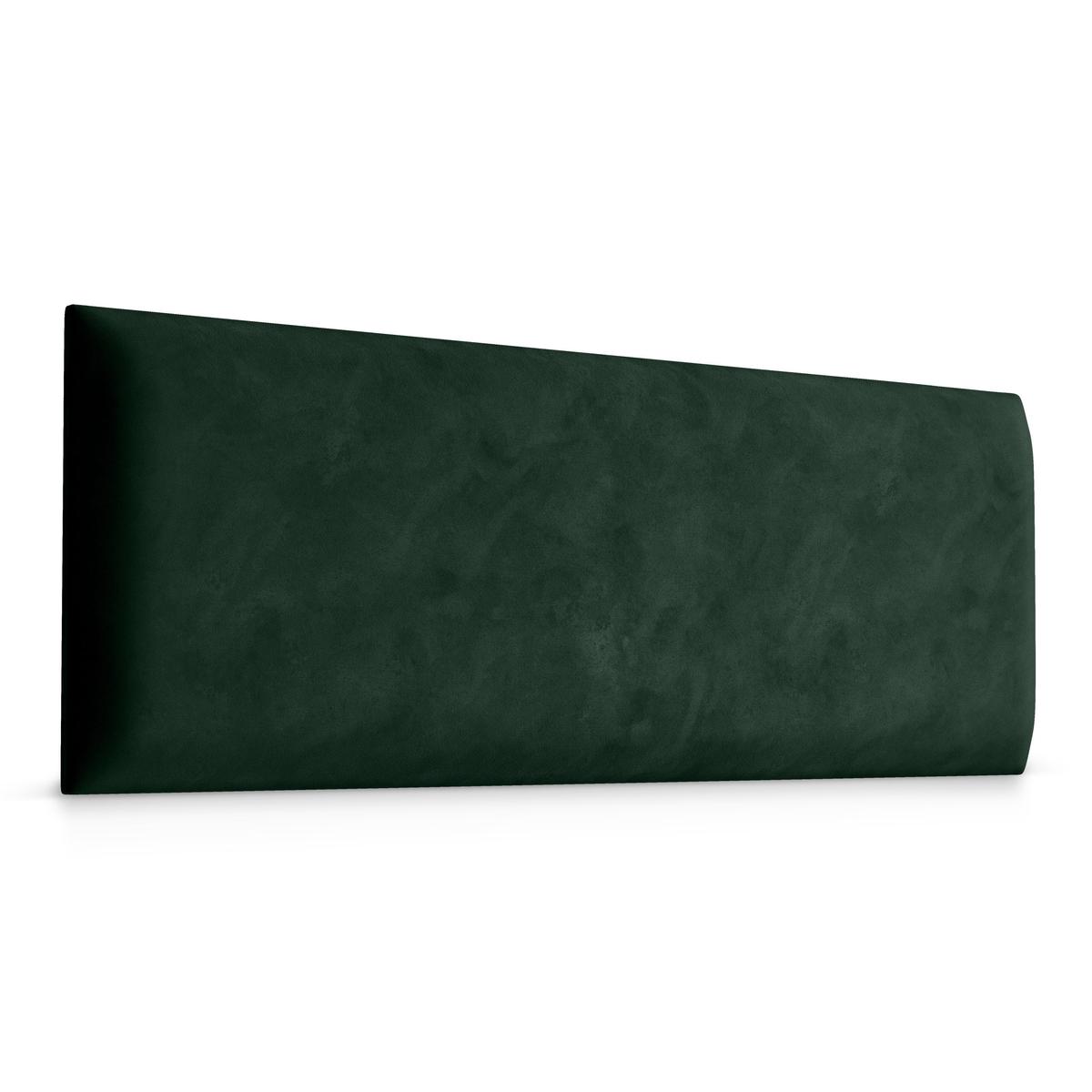 Panele tapicerowane  50x15 cm na ścianę prostokąt butelkowa zieleń 