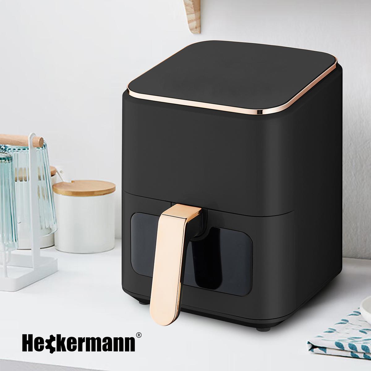 Frytkownica beztłuszczowa Air Fryer 4L Heckermann® RA510D Złota nr. 5