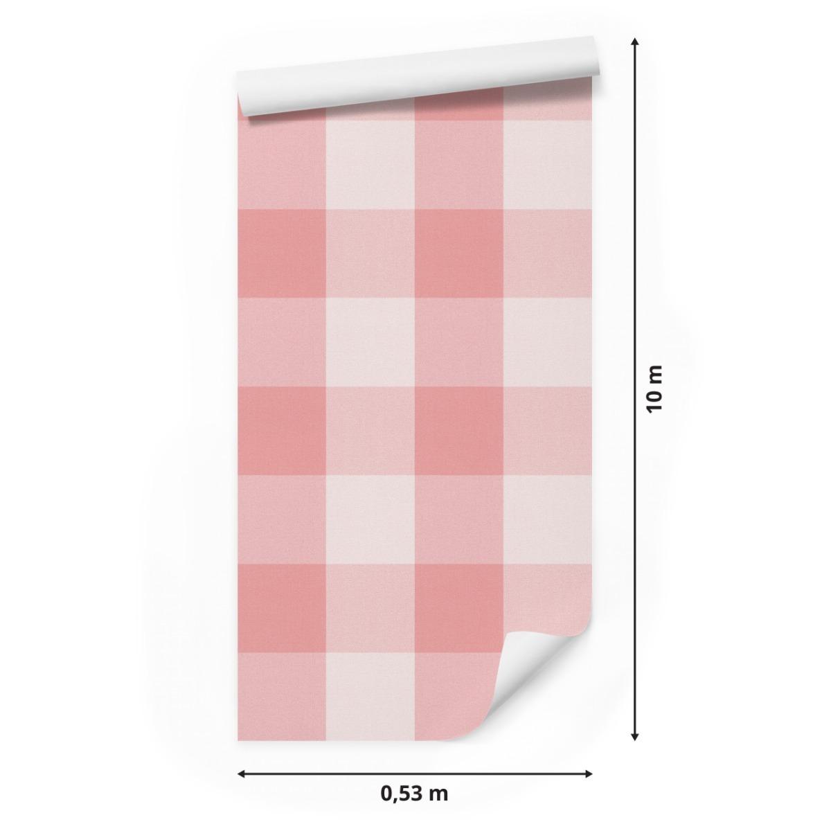 Tapeta Pastelowa KRATA Minimalistyczny Wzór Dekor 53x1000  nr. 2