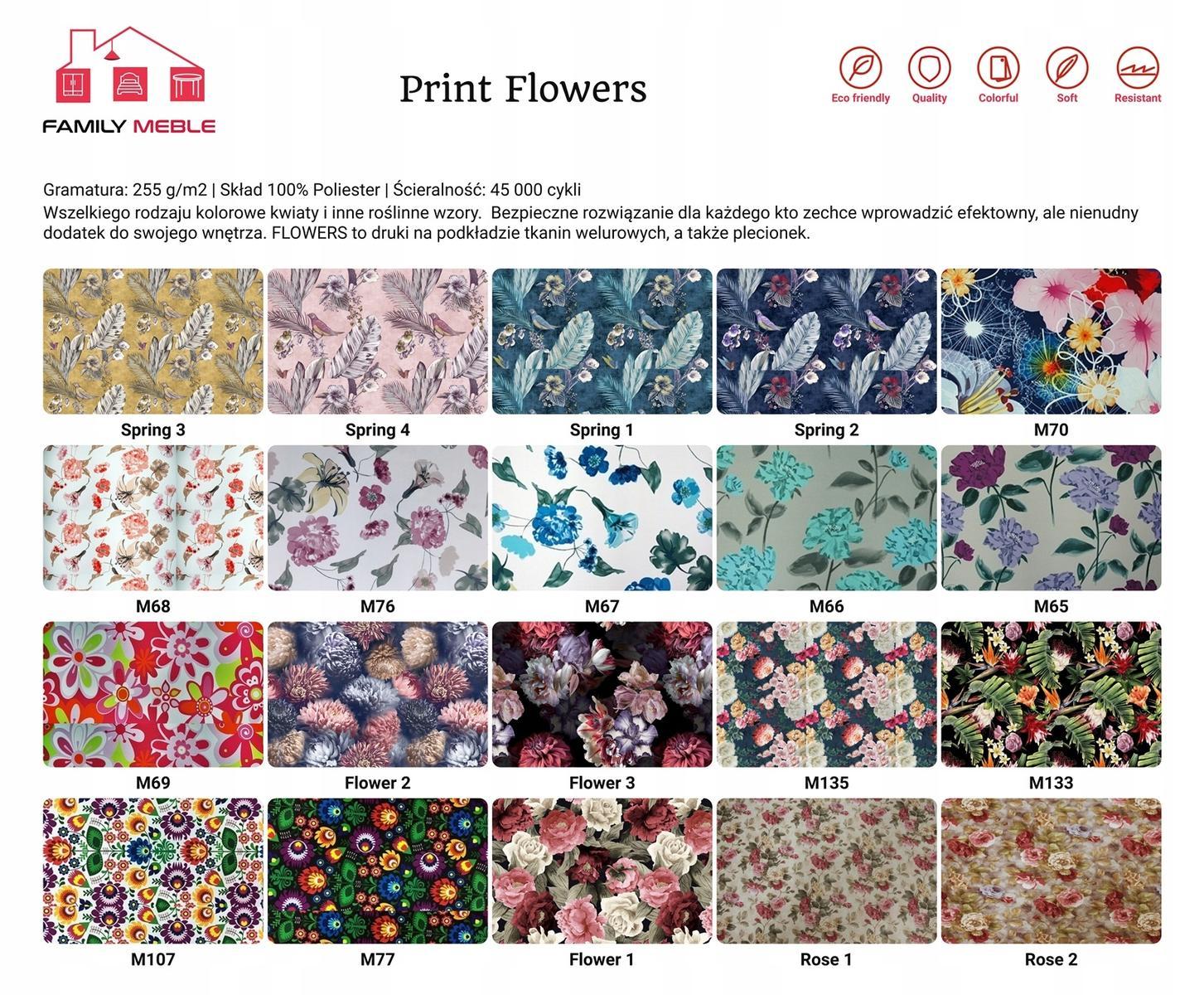 Fotel Uszak z podnóżkiem najmodniejsze liście 2021 nr. 13