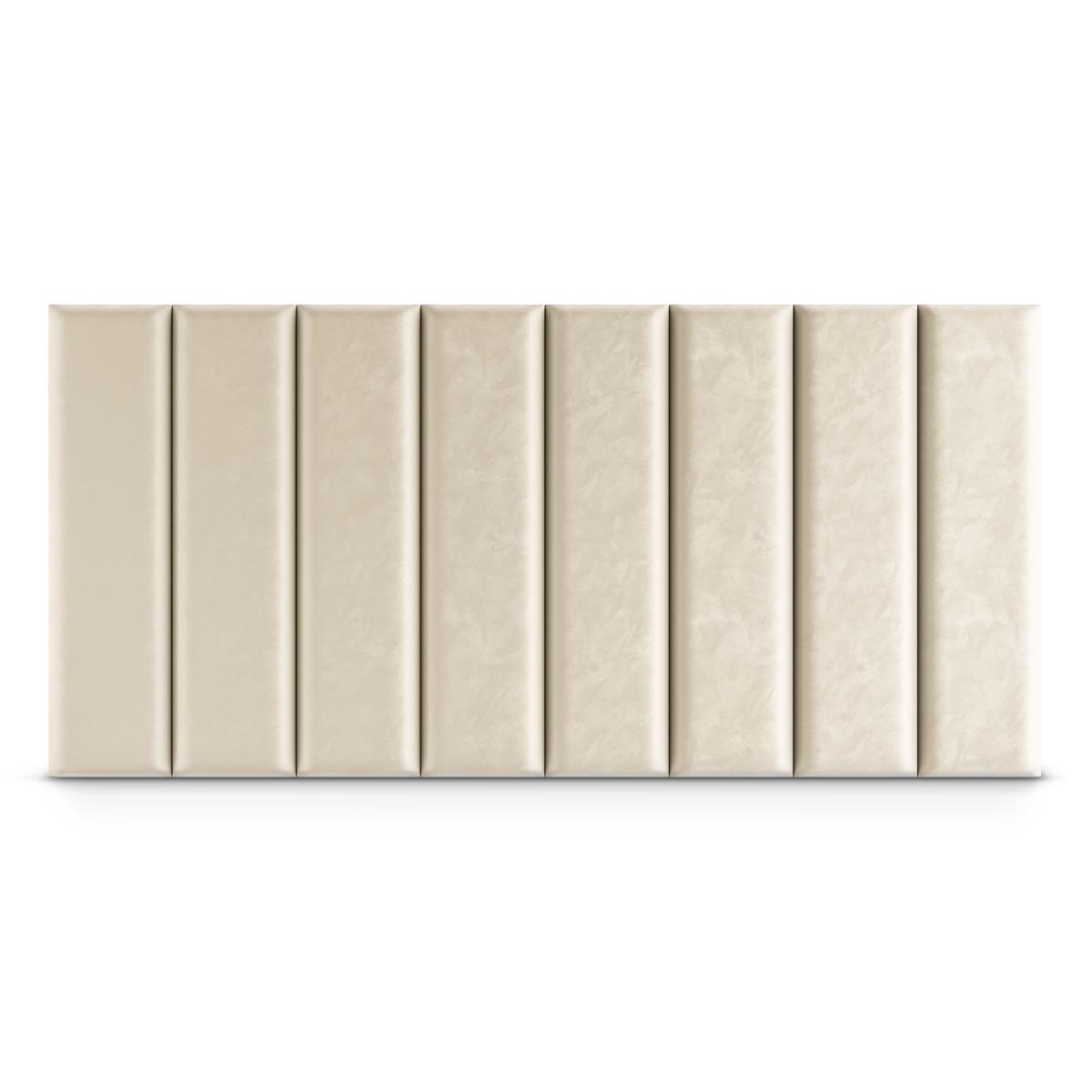 Panele tapicerowane 70x15 cm na ścianę magic velvet kremowy nr. 4