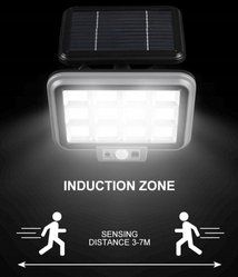 Lampa 19,3 cm solarna LED czujnik zmierzchu ruchu  - Miniaturka zdjęcia nr 13