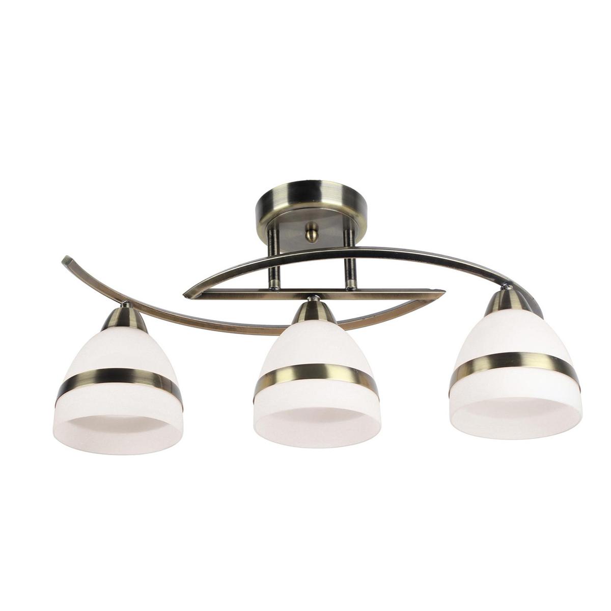 Lampa sufitowa K-JSL-6572/3 AB COLAR 53x25x18 cm do salonu lub pokoju patyna