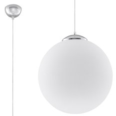 Lampa wisząca UGO 30 chrom 120x30x30cm nowoczesna E27 do salonu - Miniaturka zdjęcia nr 1