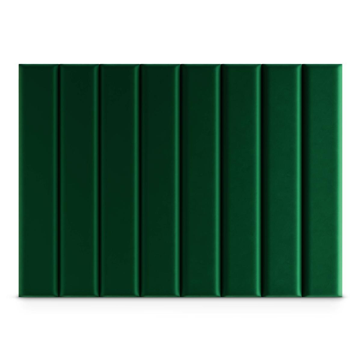 Panele tapicerowane 100x20 na ścianę magic velvet butelkowa zieleń nr. 4