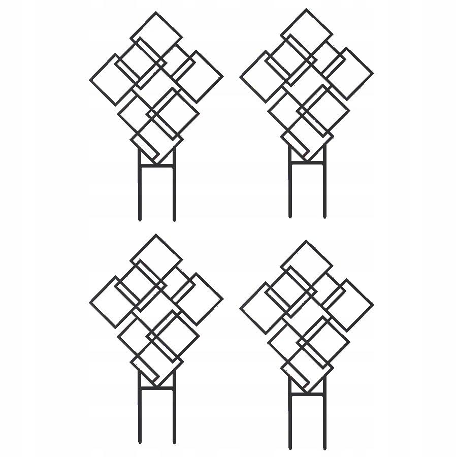 Podpórka do roślin Drabinka Pergola na kwiaty x4