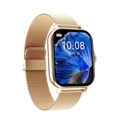 Smartwatch damski złoty menu polskie rozmowy tętno kroki pl - Miniaturka zdjęcia nr 8