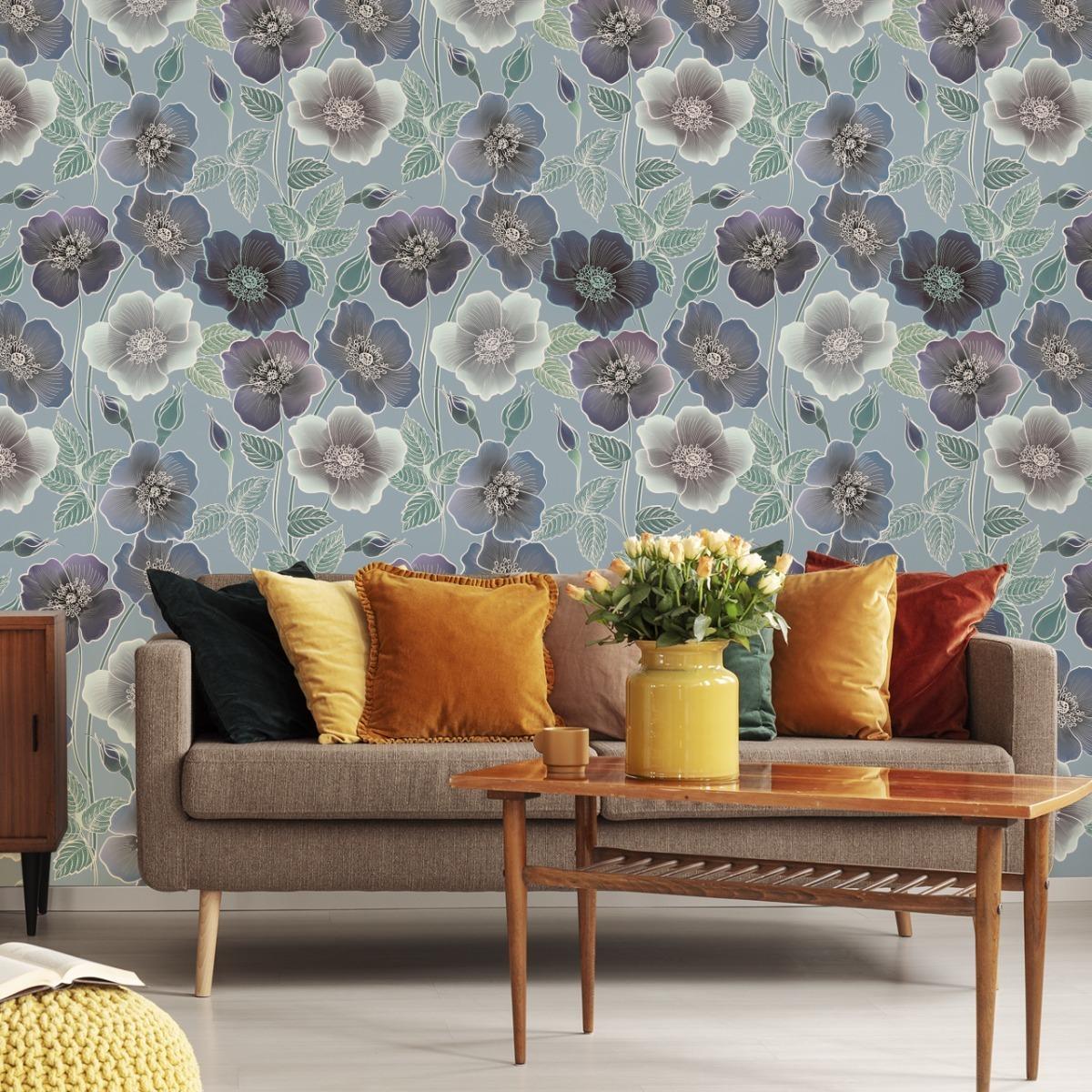 Tapeta KWIATY Rośliny w Stylu Vintage Natura Dekor nr. 3