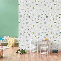 Tapeta dla dzieci – Kolorowe gwiazdy - Miniaturka zdjęcia nr 4