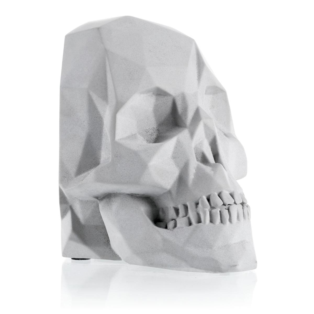 Podpórka do książek Skull Low-Poly Unpainted nr. 2