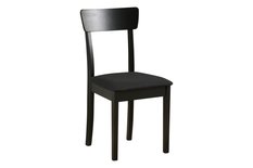 Krzesło drewniane LIVA 86x40x43 cm drewniane bukowe do jadalni czarne - Miniaturka zdjęcia nr 1