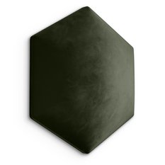 Panele tapicerowane 35x40 cm na ścianę hexagon khaki - Miniaturka zdjęcia nr 1